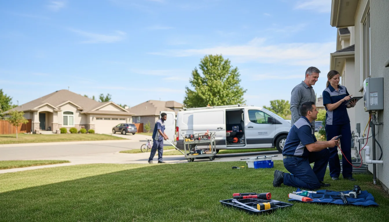 Tankless water heater service in Grapevine, AR
